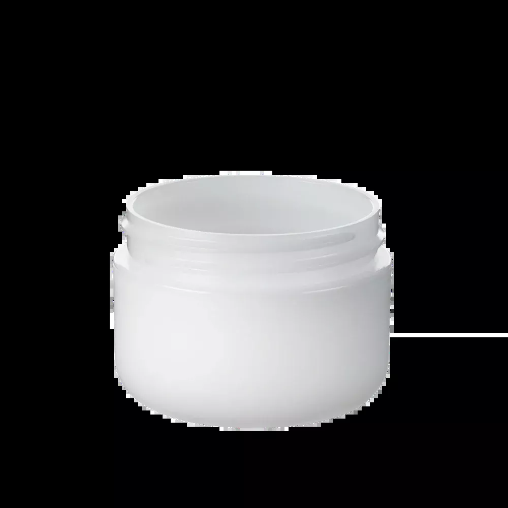 1 oz White Double Wall Jar with Lid 53-400 12 Pack