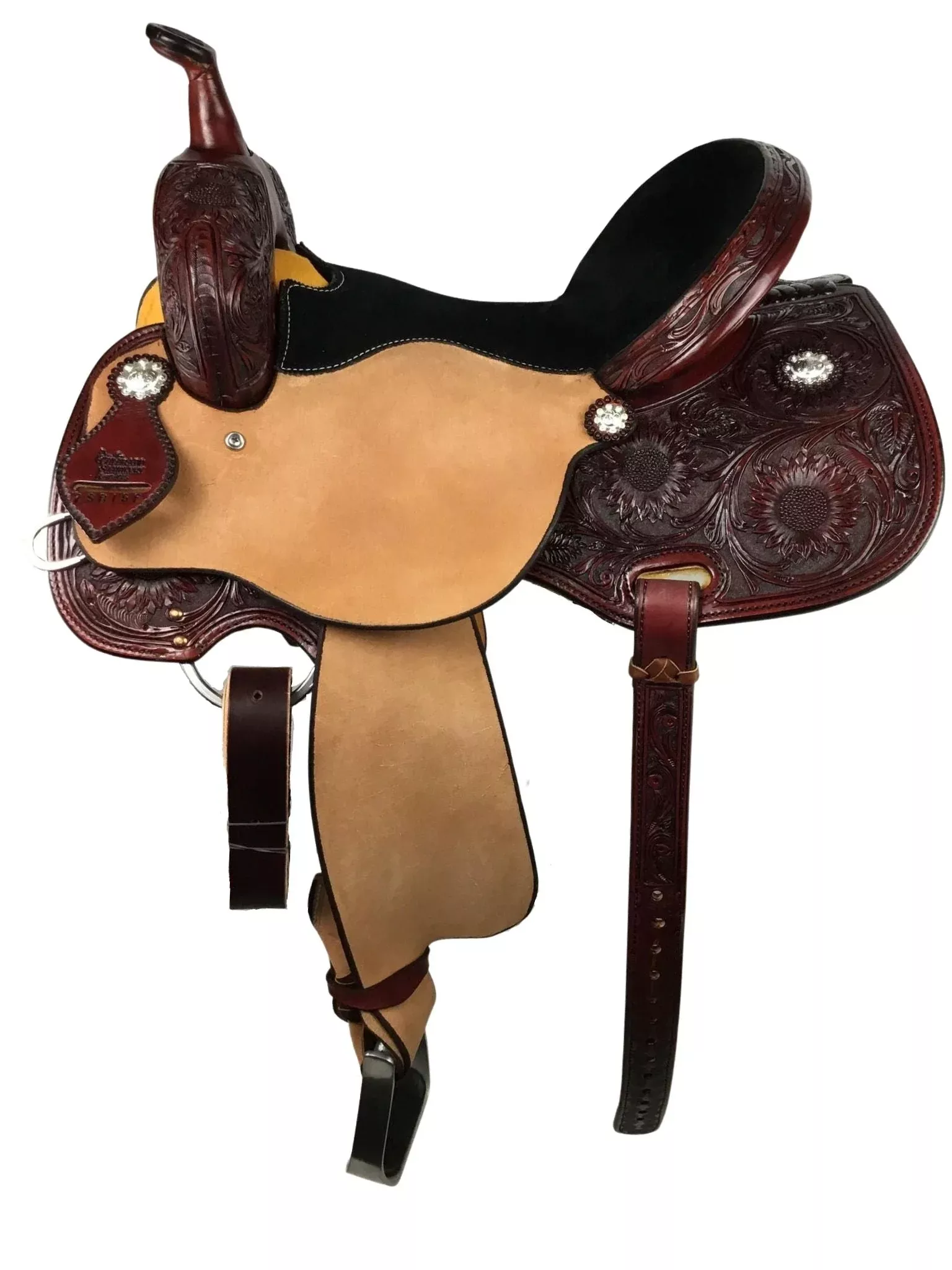 15" Sunflower Barrel Saddle