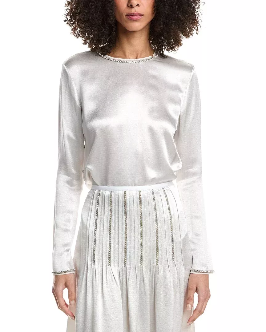 3.1 Phillip Lim Crystal Trim Top