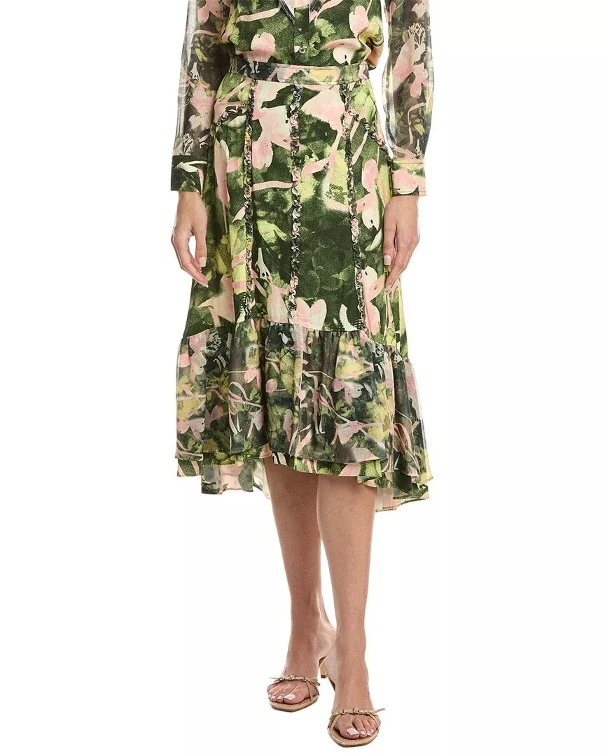 3.1 Phillip Lim Floating Iris Ruffle Skirt