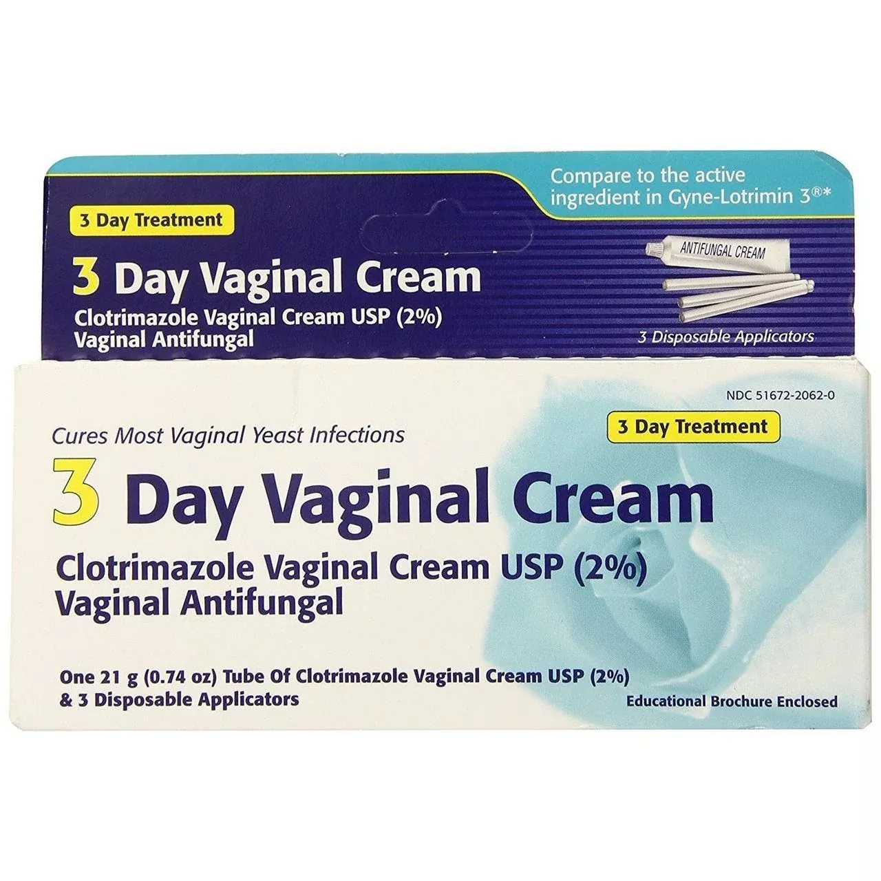 3-Day 2% Vaginal Cream, 0.74 oz