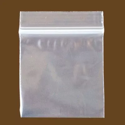 3"x3" Zip Lock Clear Poly Recloseable Plastic Baggies, 2 Mil. 100 Count