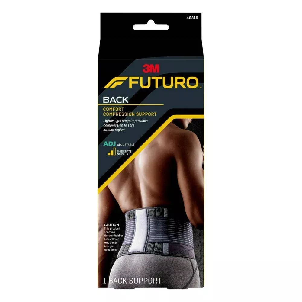 3M FUTURO Comfort Compression Back Support, Adjustable