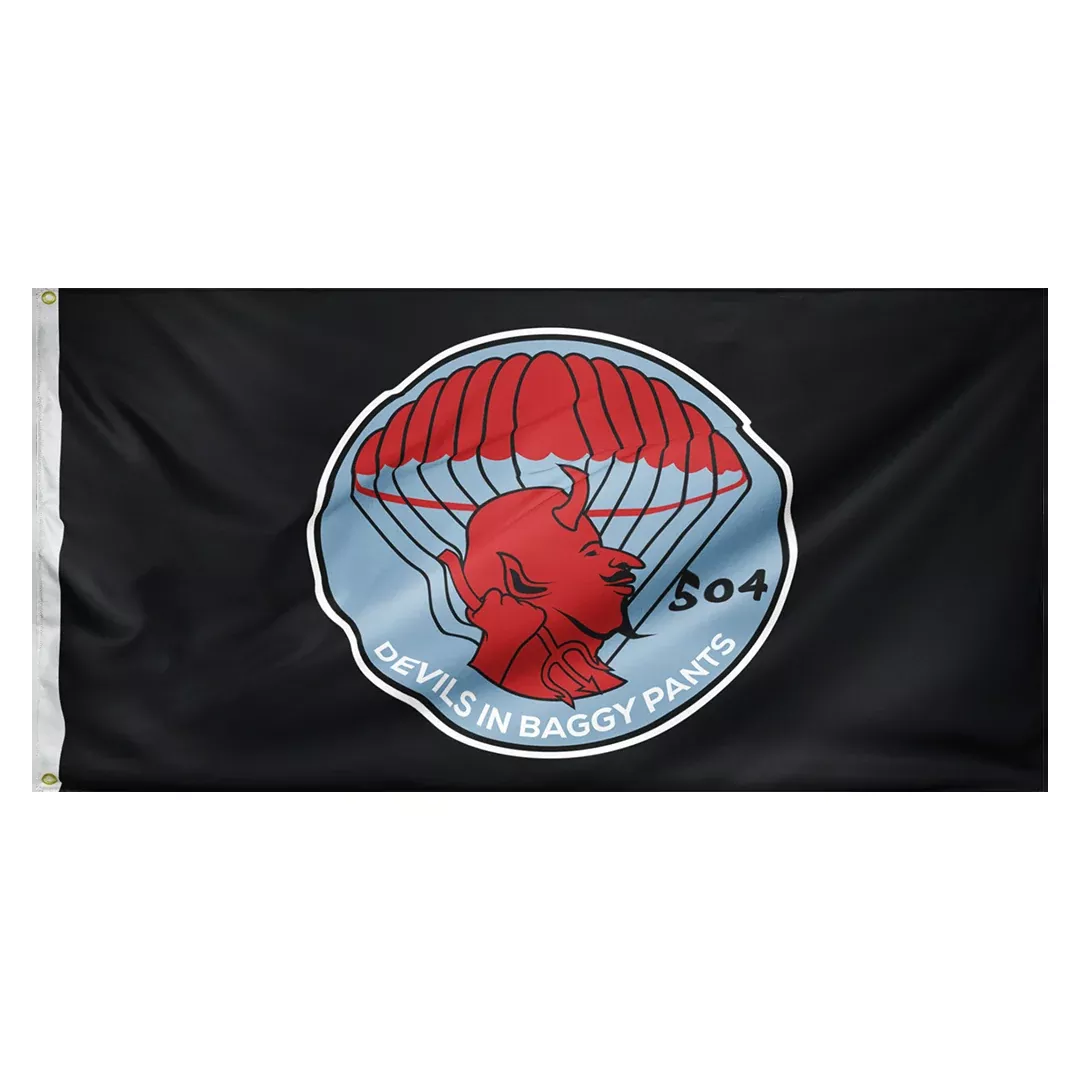 504 Devils Airborne Classic Flag