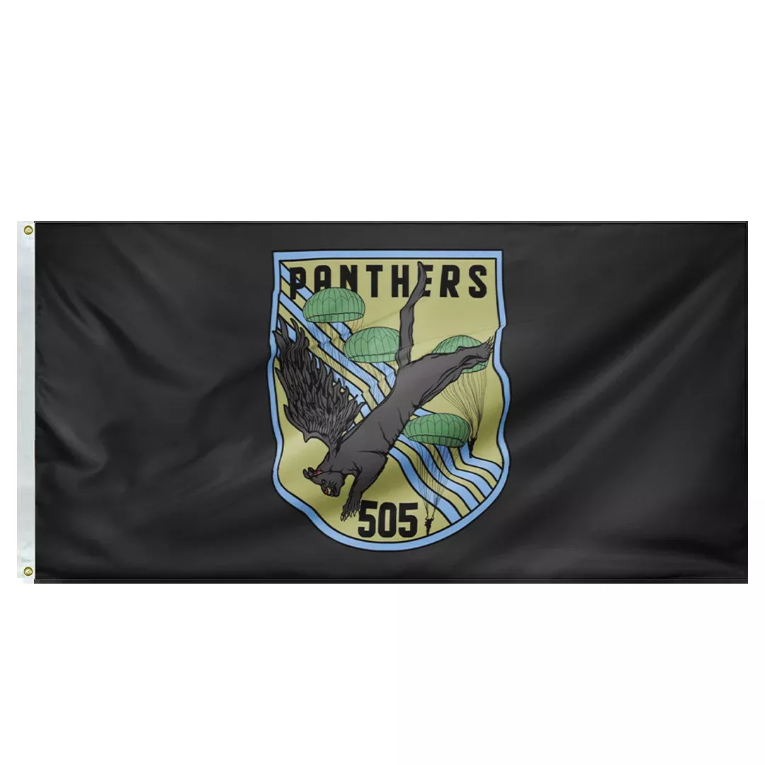 505th Panthers Remastered Double-Sided Flag