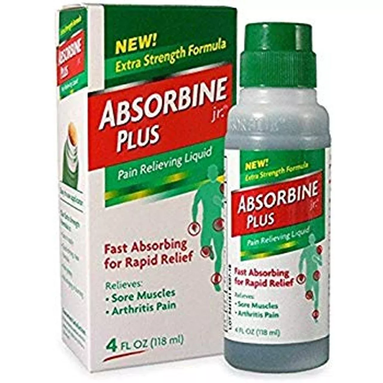 Absorbine Jr. Plus 4% Pain Relieving Liquid, 4 oz