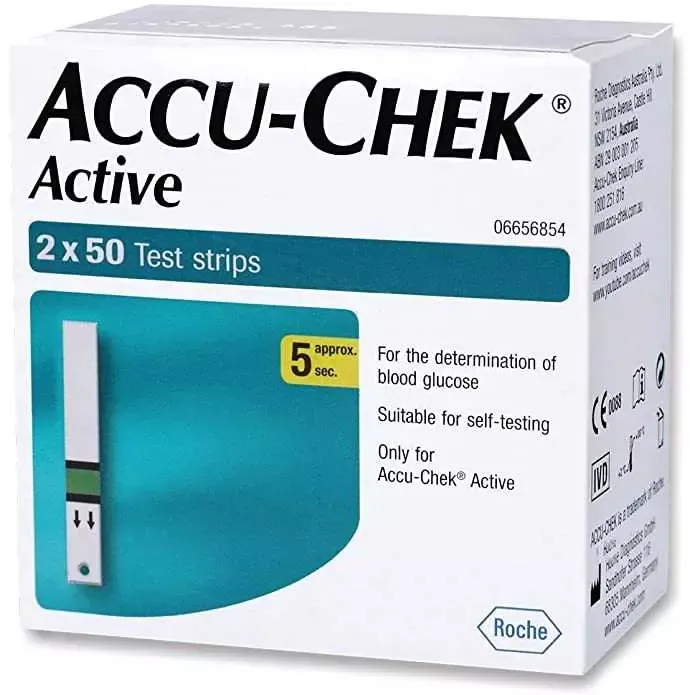Accu-Chek Active Strips100 (50x2) (Multicolor)