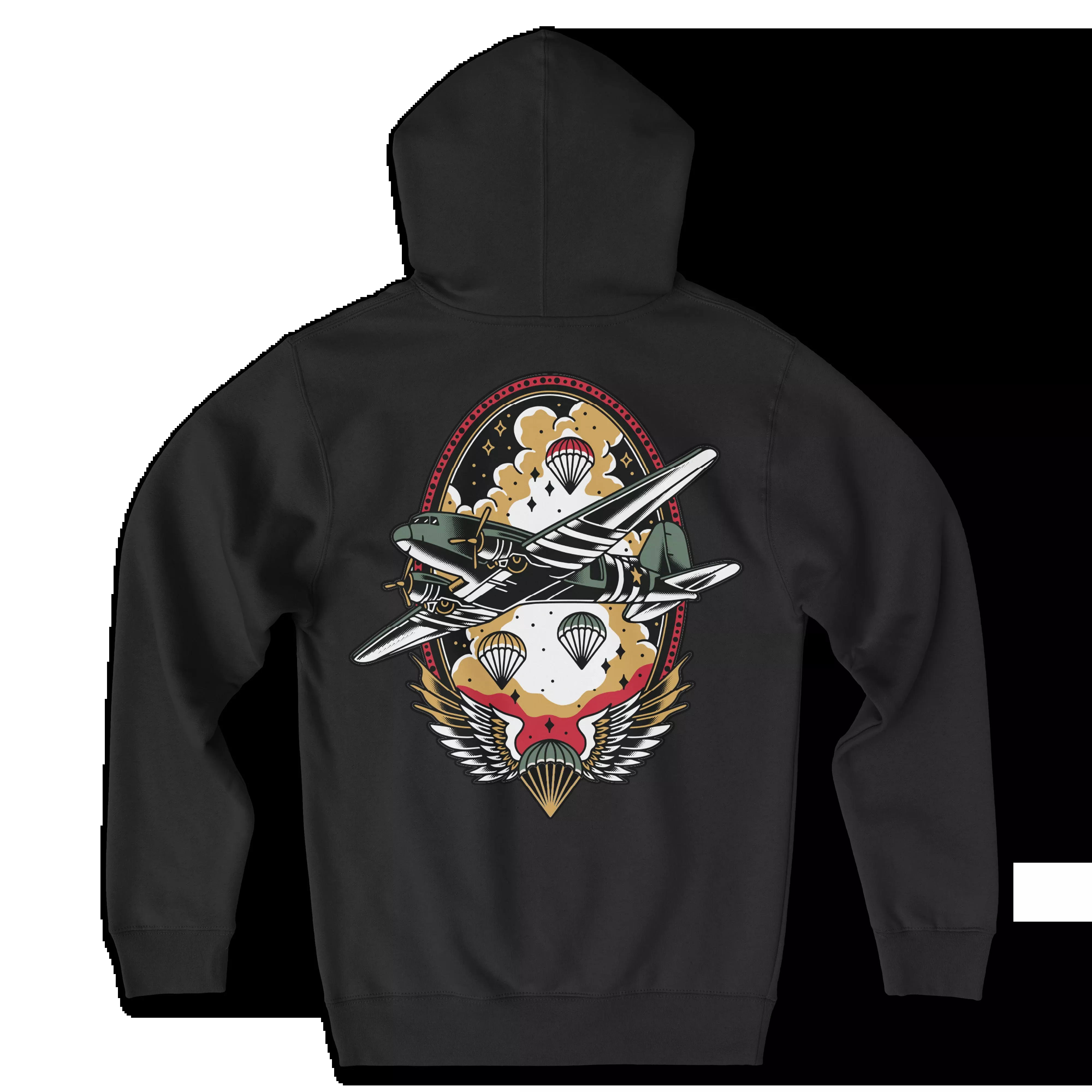 Airborne Traditional Hoodie