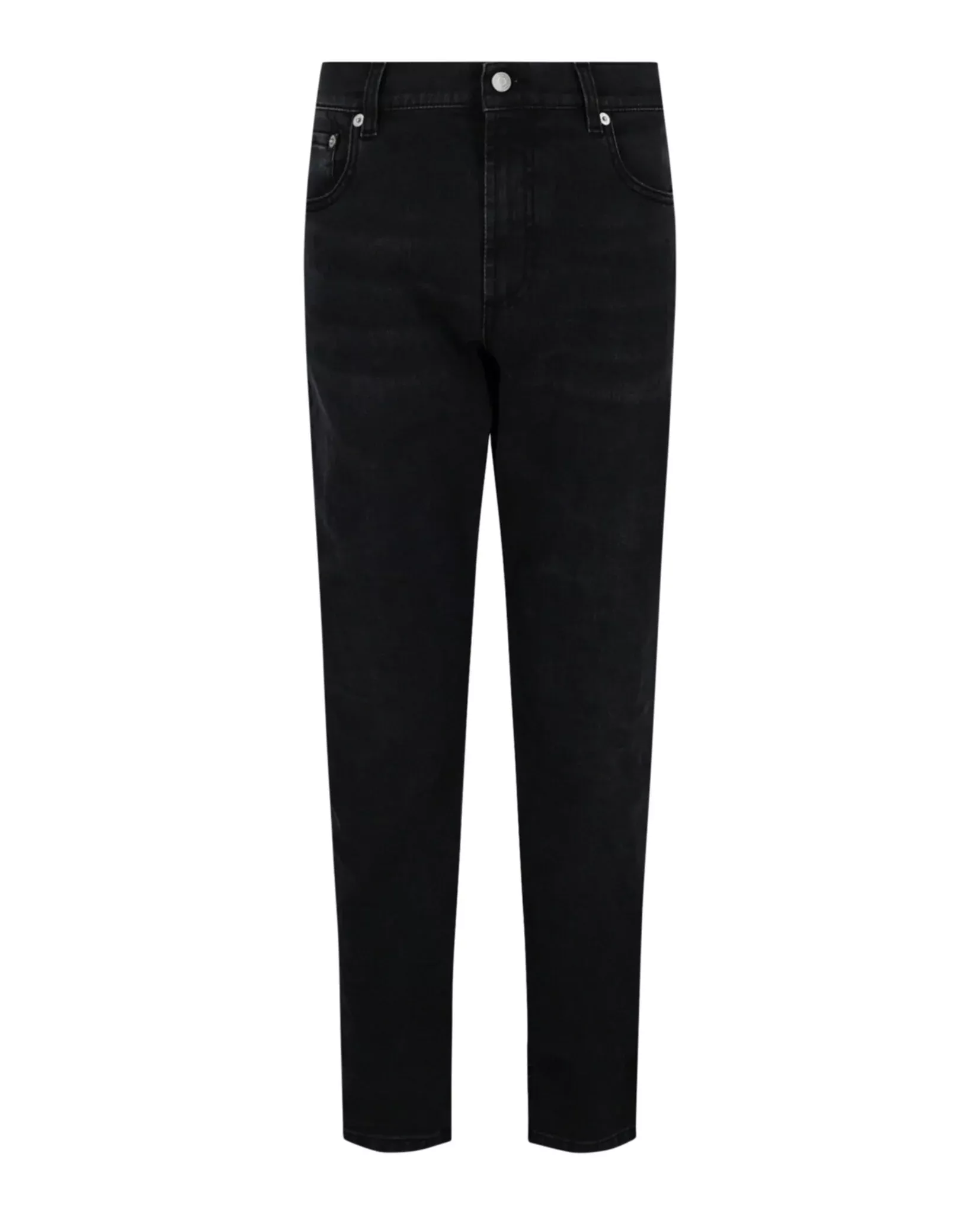 Alexander McQueen Mens Graffiti Denim Jeans
