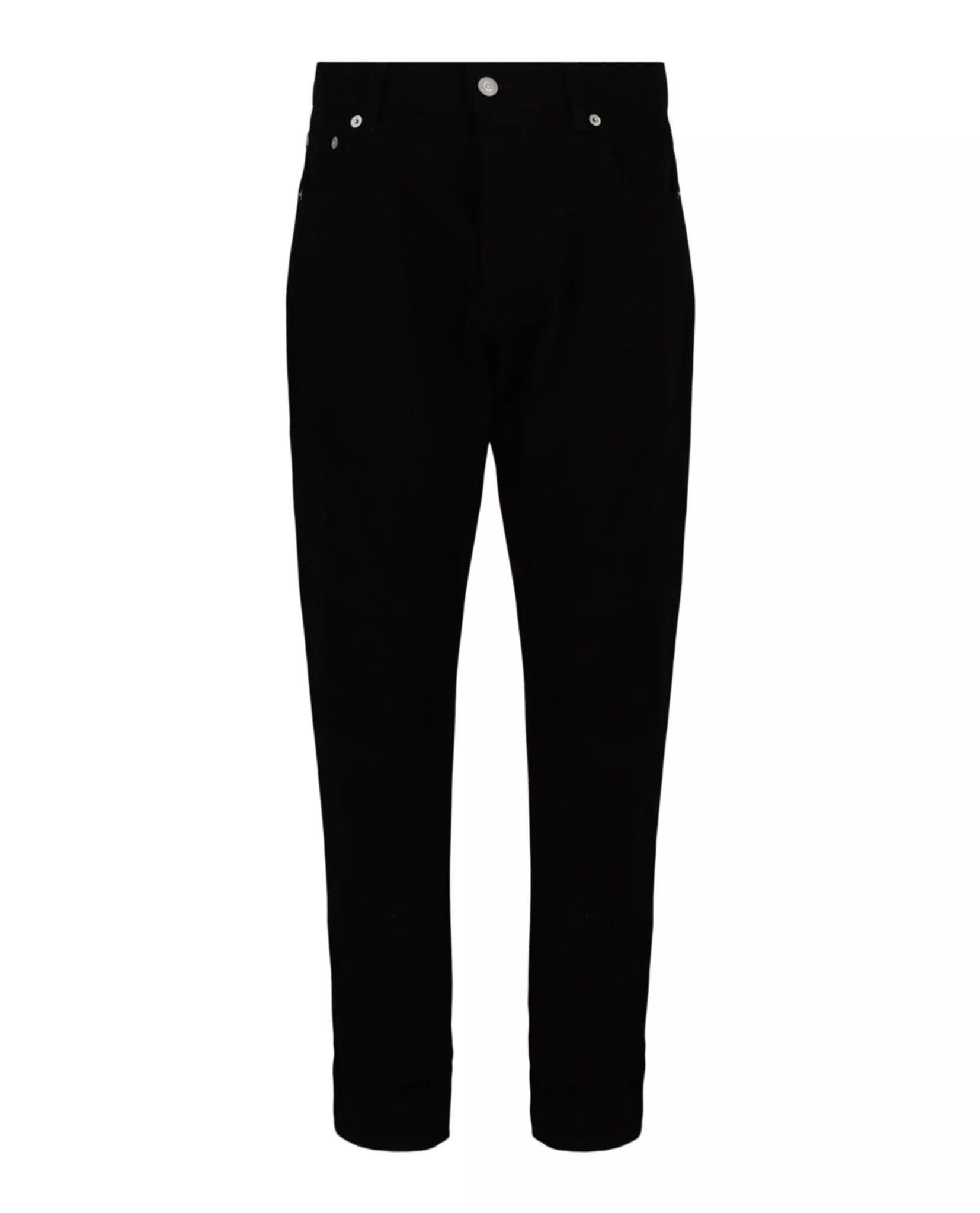 Alexander McQueen Mens Logo Embroidered Jeans