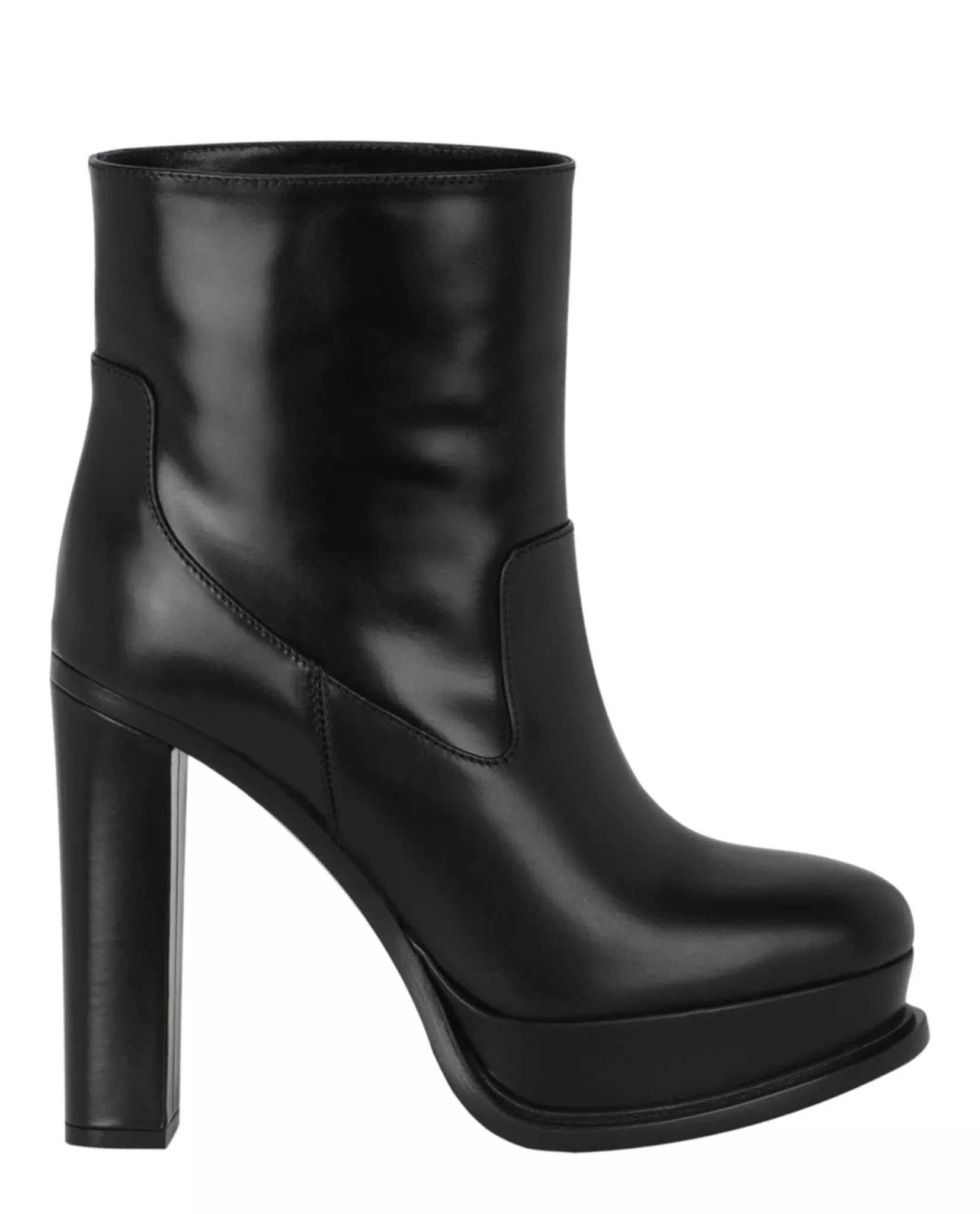 Alexander McQueen Womens Leather Ankle Boots