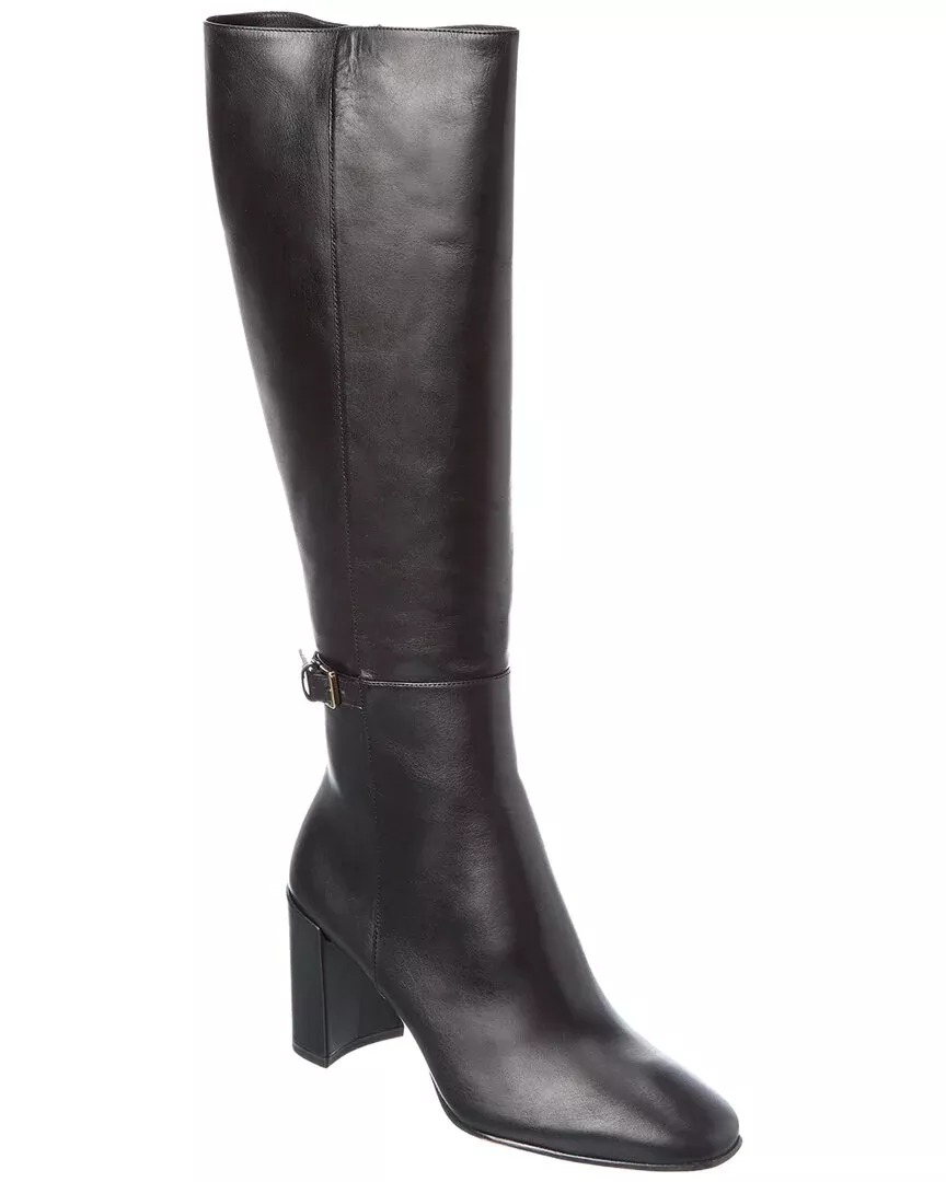 Alexandre Birman Candance 70 Leather Knee-High Boot