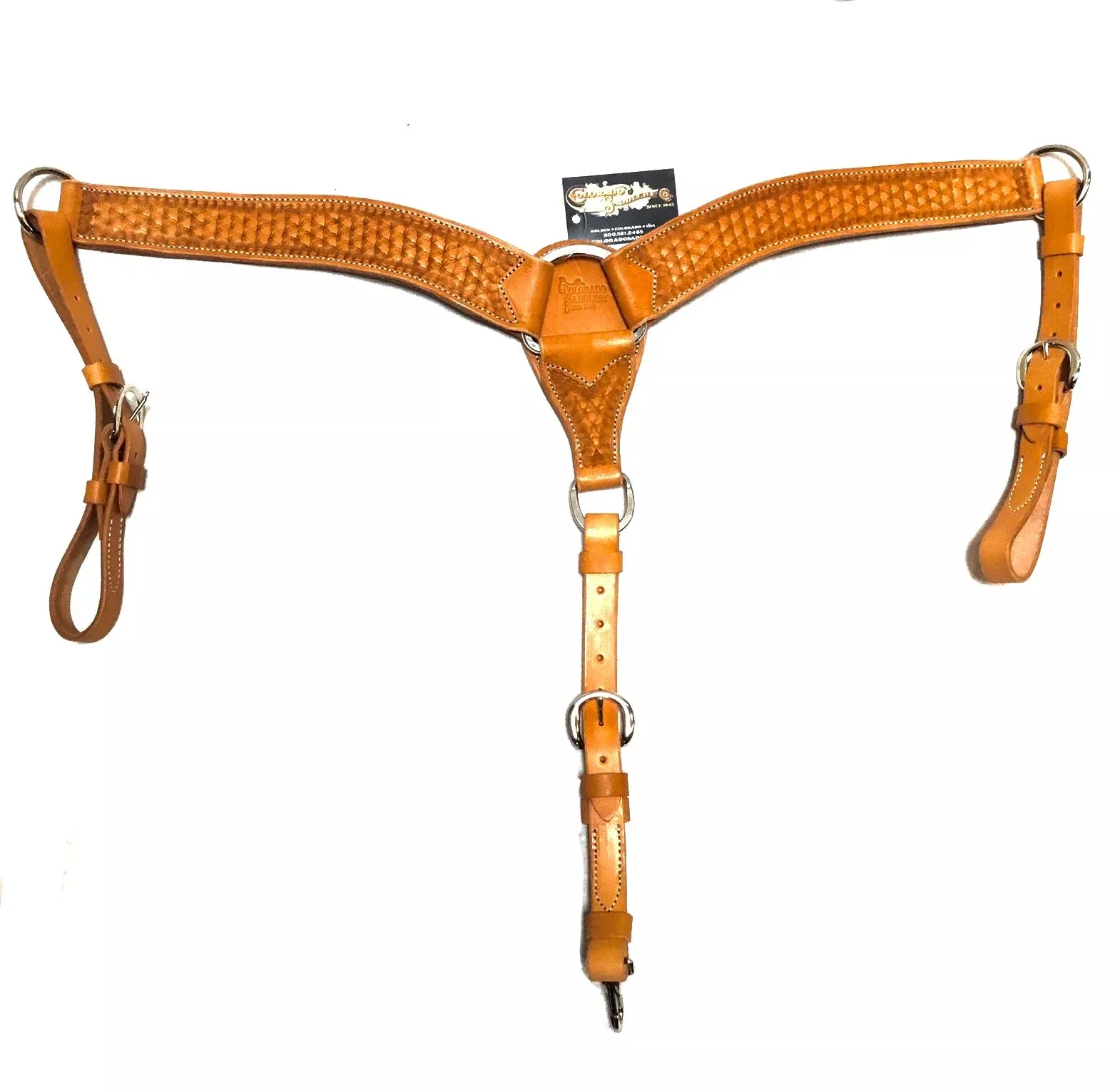 All-Around Breast Collar - Snowflake Stamped