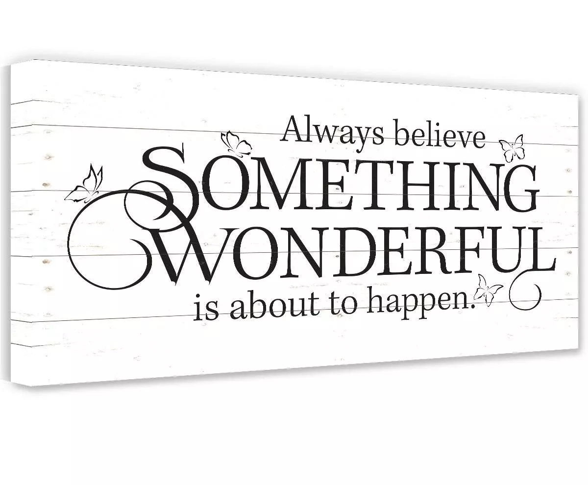 Always Believe - Canvas