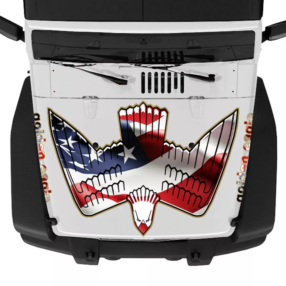 American Flag Golden Eagle Graphics Set