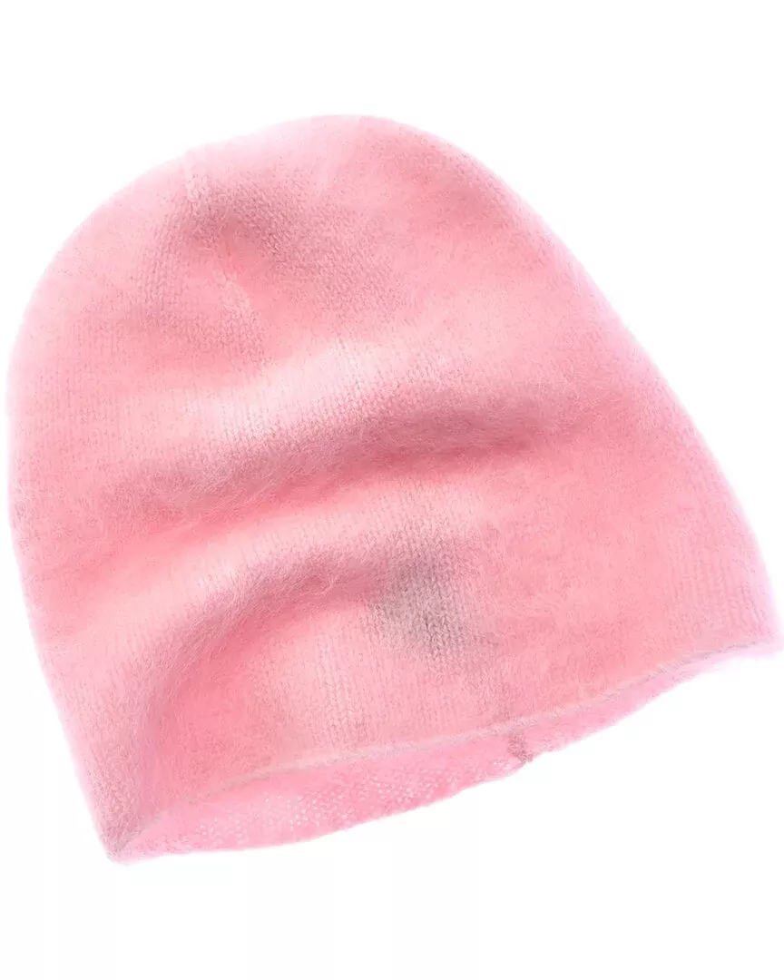 Amicale Cashmere Brushed Slouch Cashmere Beanie