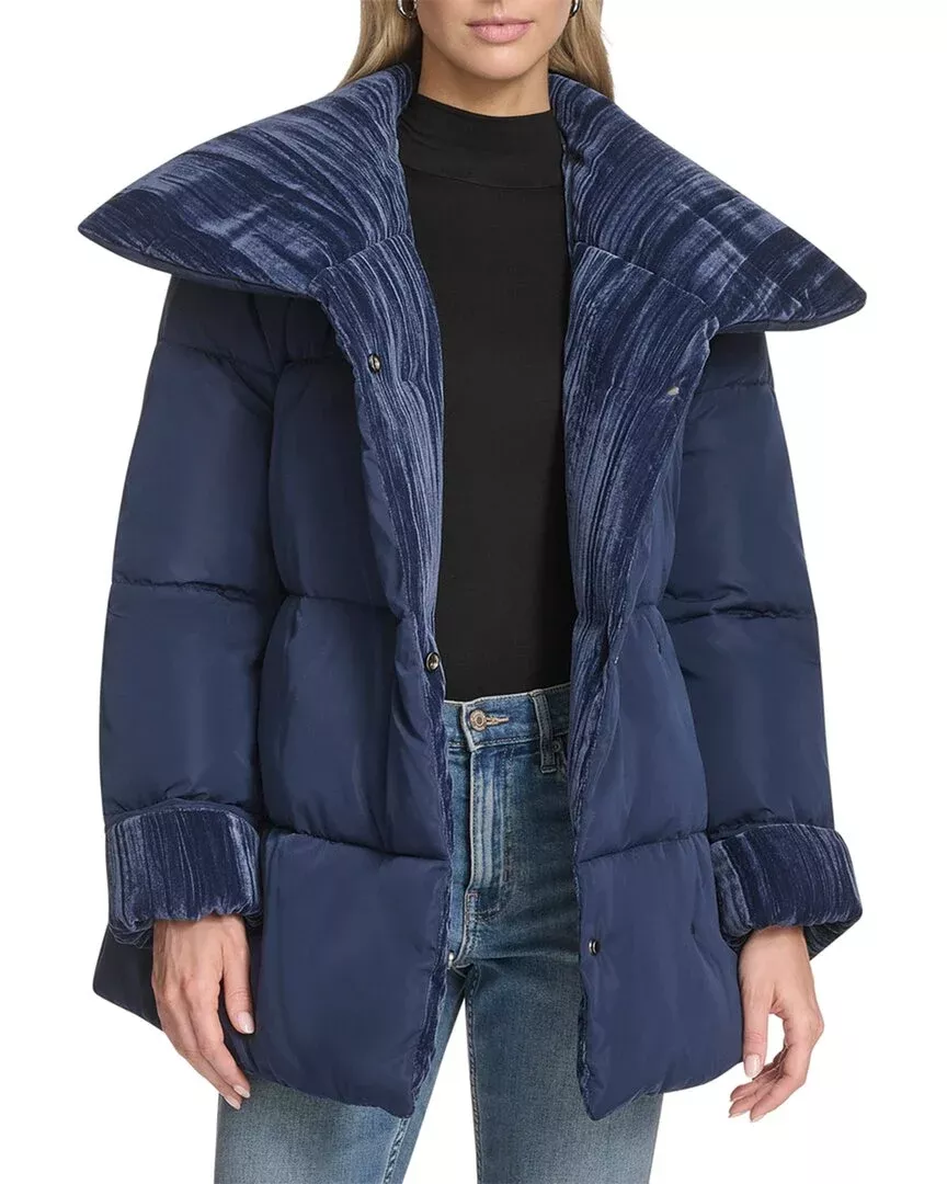 Andrew Marc Emerson Belted Wrap Coat