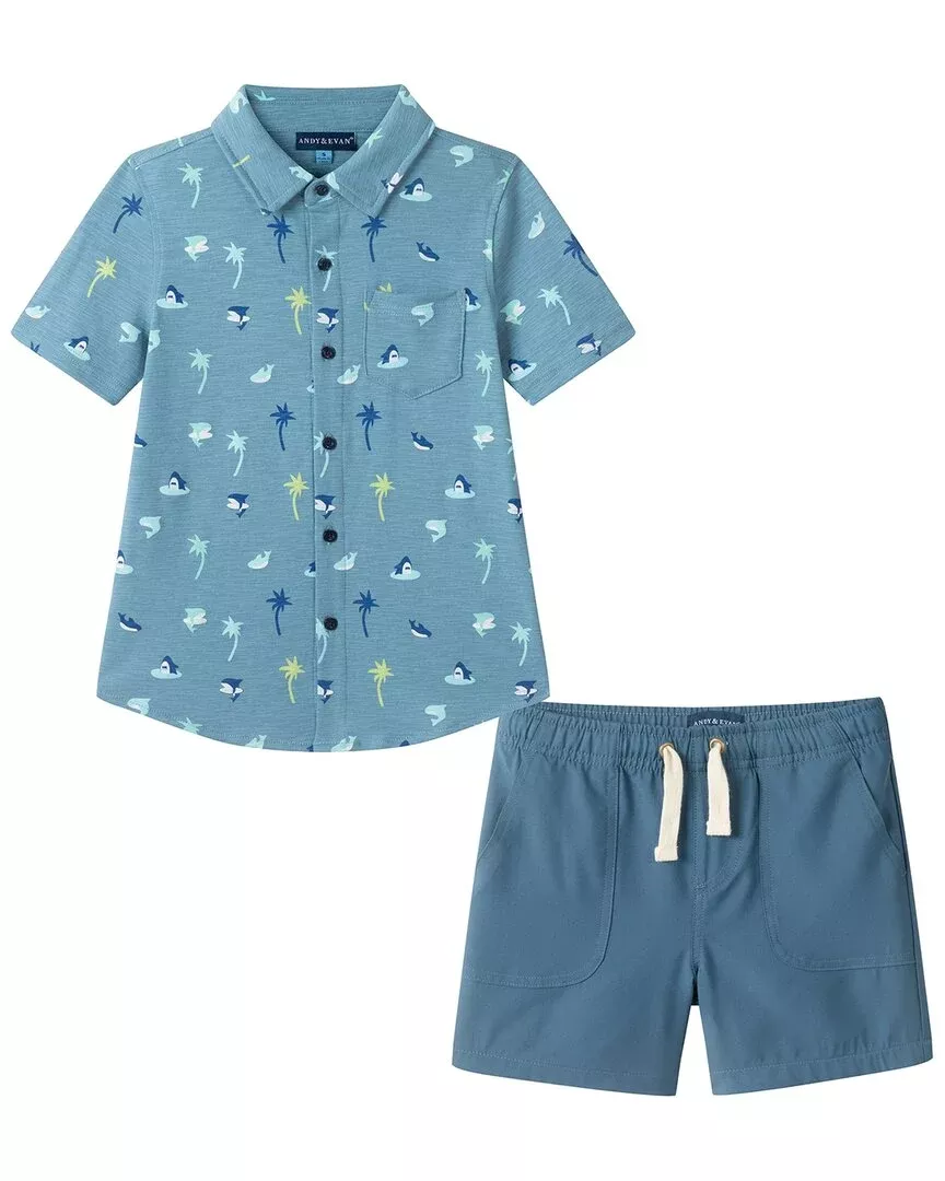 Andy & Evan 2Pc Top & Pant Set