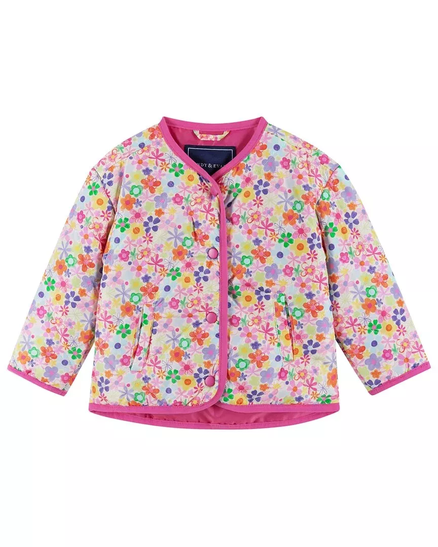 Andy & Evan Floral Print Bomber