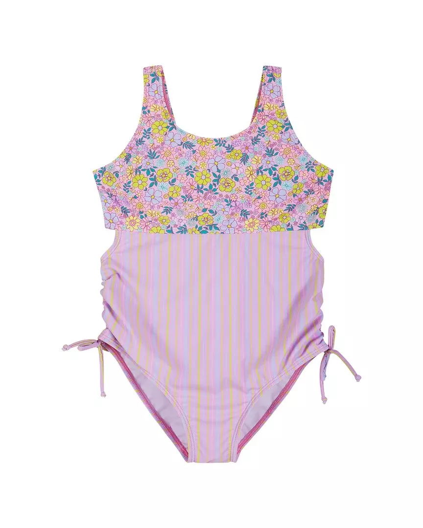 Andy & Evan Floral Print One-Piece