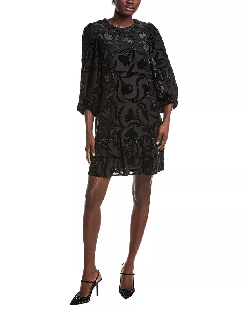 Anne Klein Blouson Midi Dress