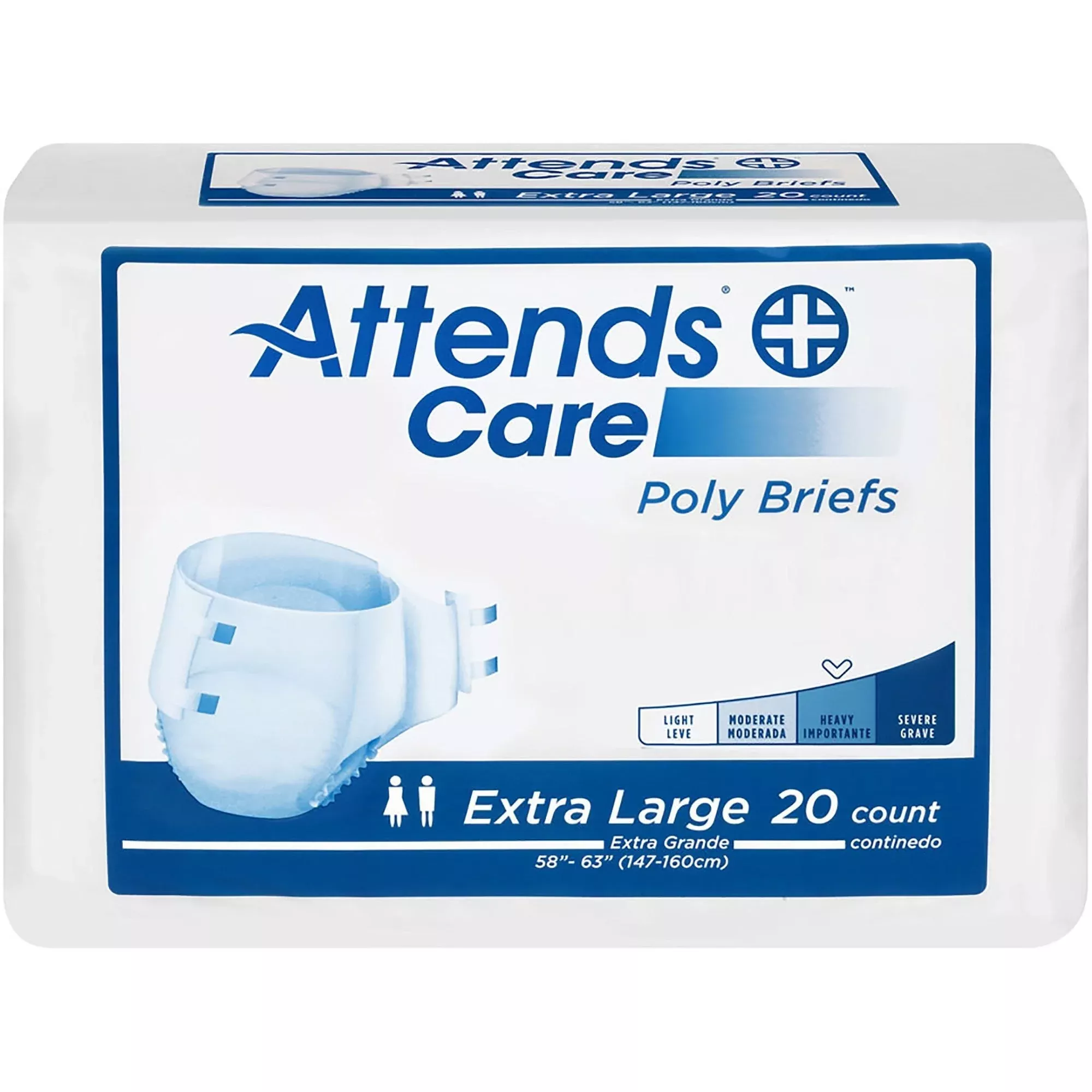 Attends Care Heavy Incontinence Brief, Extra Large 842980