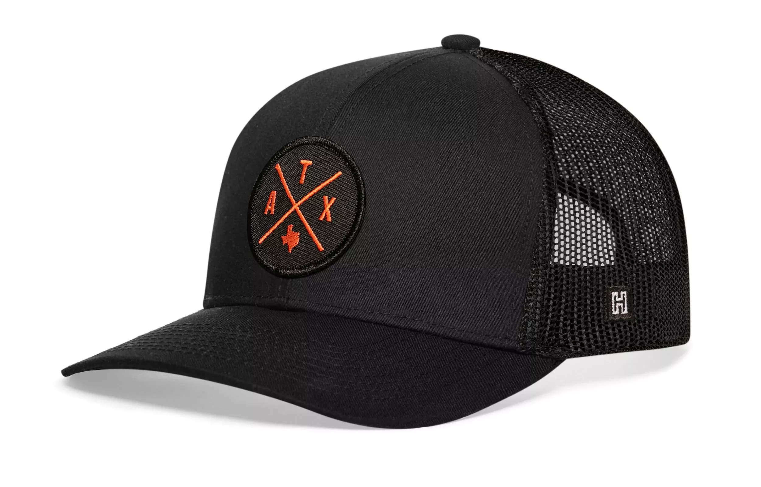 Austin Trucker Hat|Orange ATX X Snapback