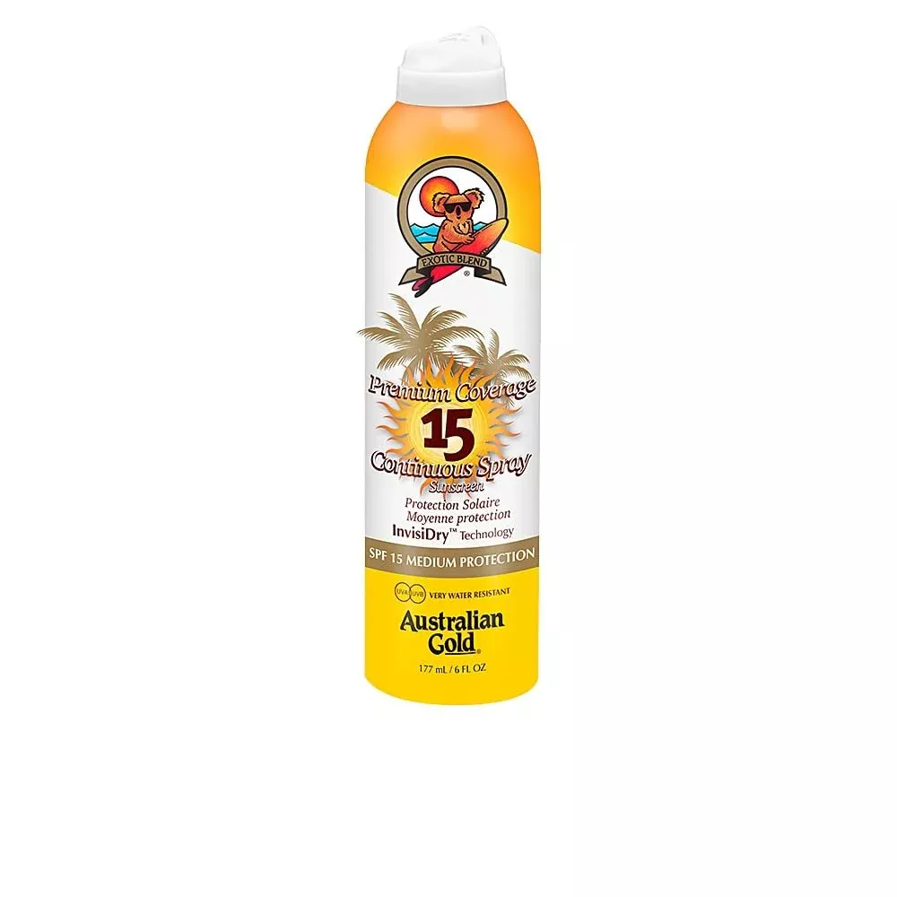 Australian Gold Premium Coverage Spf15 Continuous Spray 6 Oz