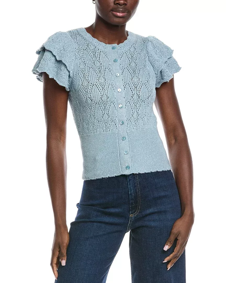 Autumn Cashmere Diamond Pointelle Top
