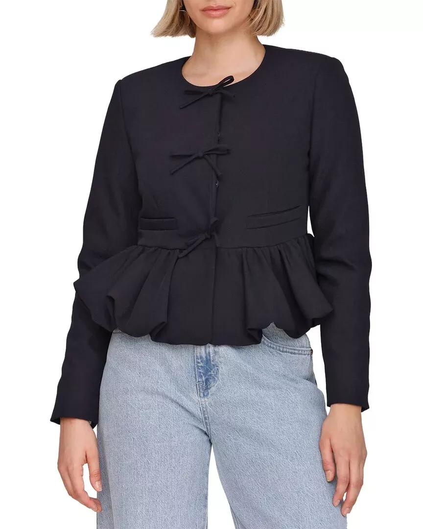 Avec Les Filles Button Down Jacket