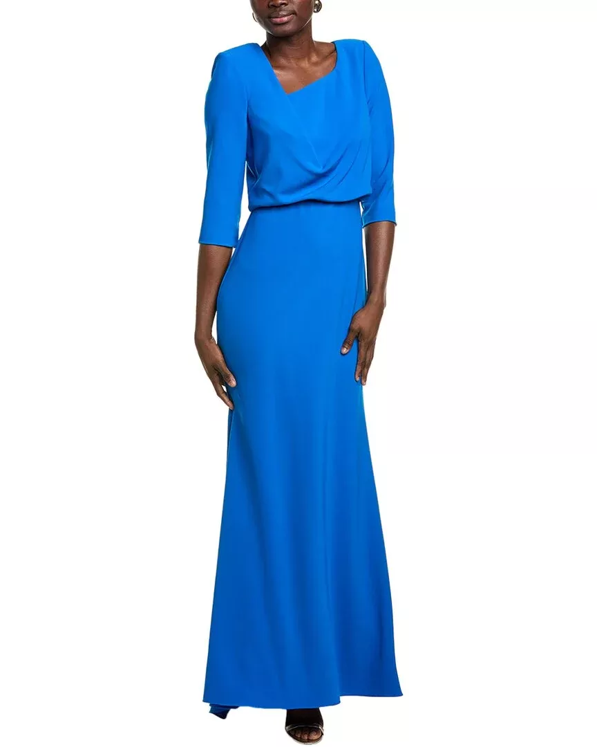 Badgley Mischka Blouson Gown