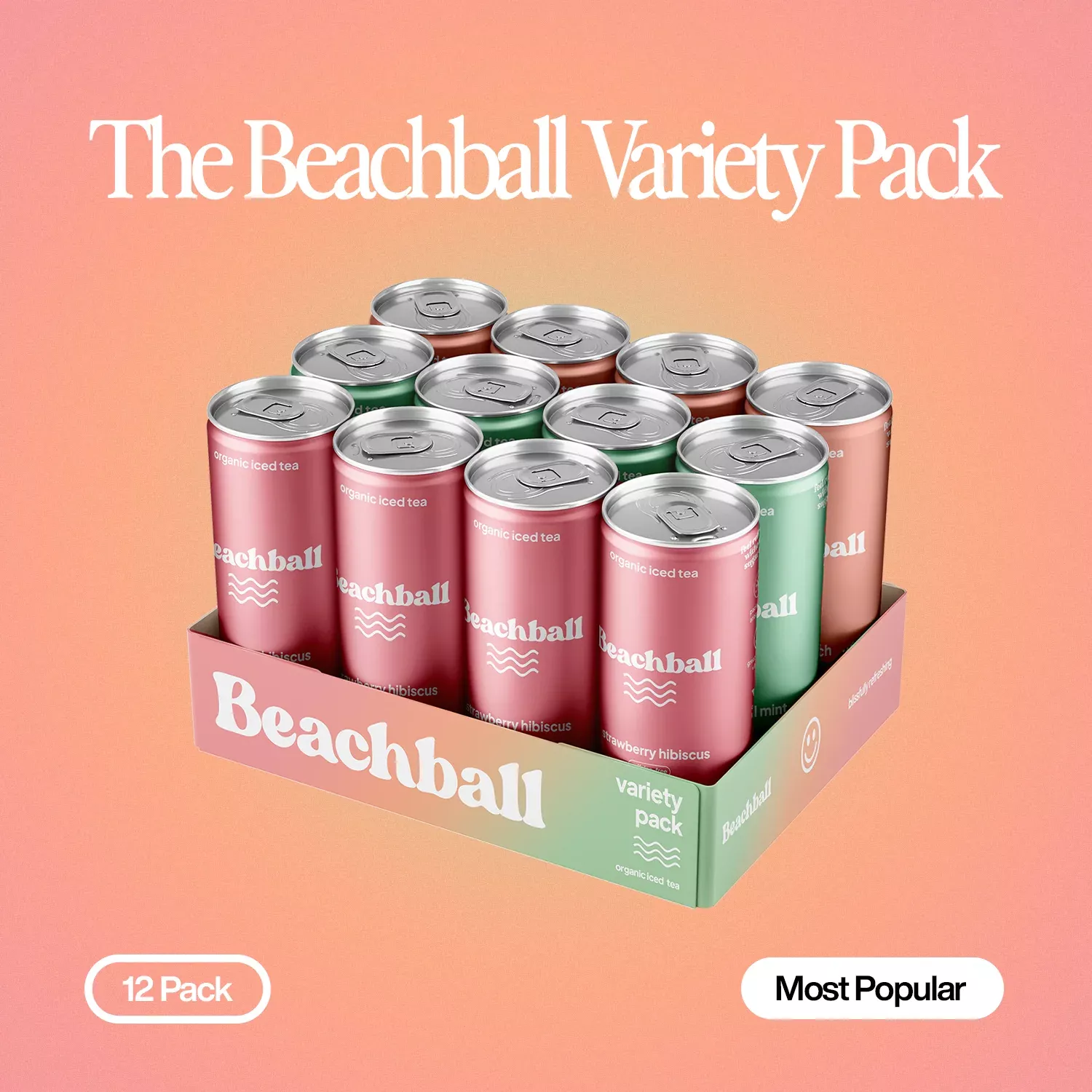 Beachball Organic Iced Tea Variety Pack