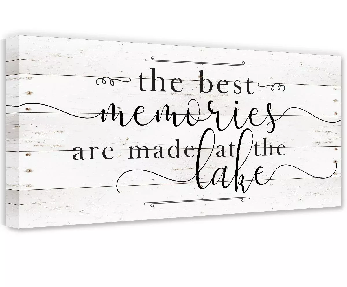 The Best Memories Lake - Canvas