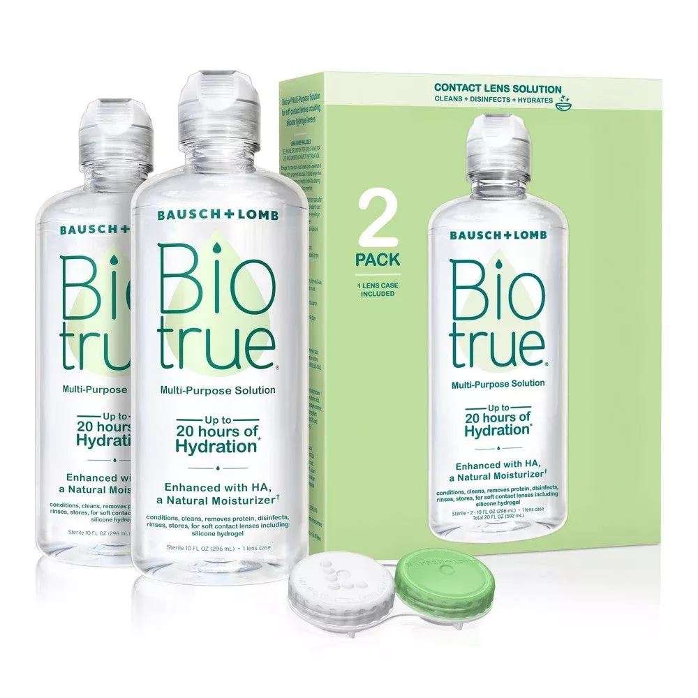 Biotrue Contact Lens Multi-Purpose Solution, 10 oz x Twin Pack