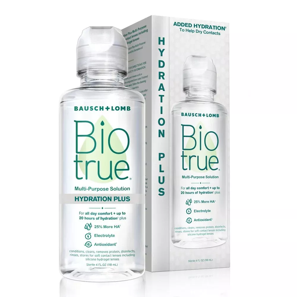 Biotrue Hydration Plus Contact Lens Solution4 Oz