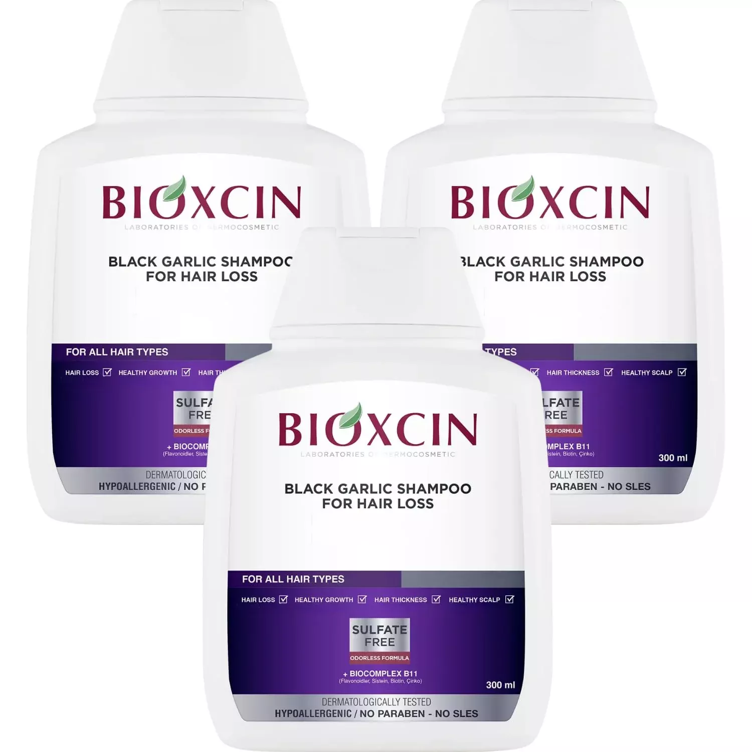 Bioxcin Black Garlic Shampoo 300ml