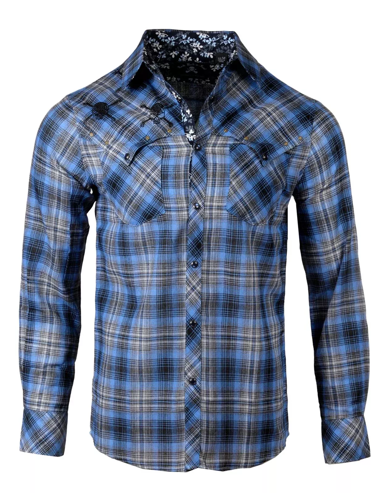Blue on Black