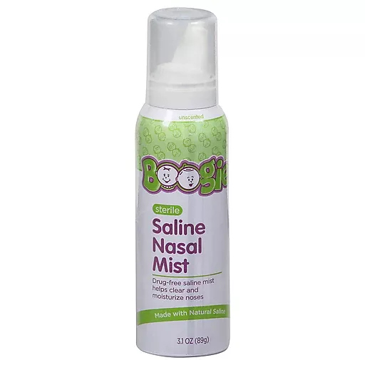 Boogie Mist Unscented Sterile Saline Spray - 3oz