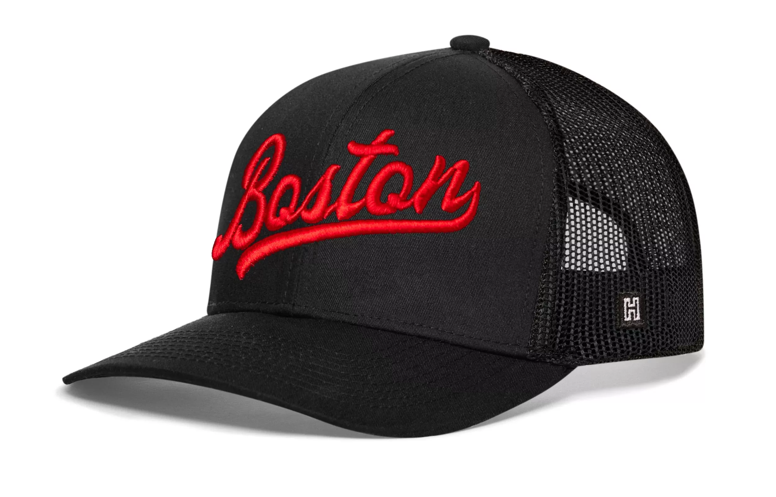 Boston Trucker Hat|Script Snapback