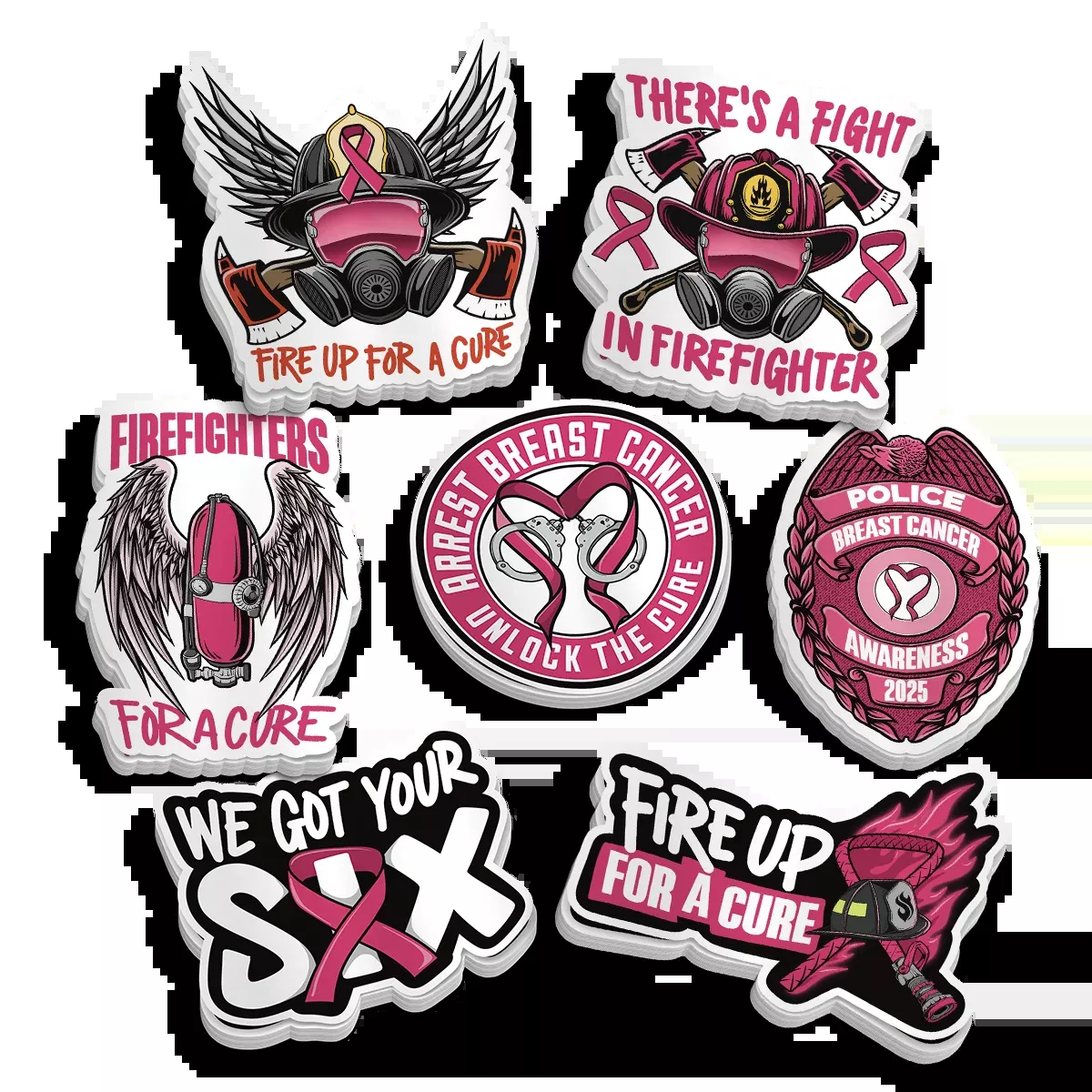 Breast Cancer Awareness Sticker Pack