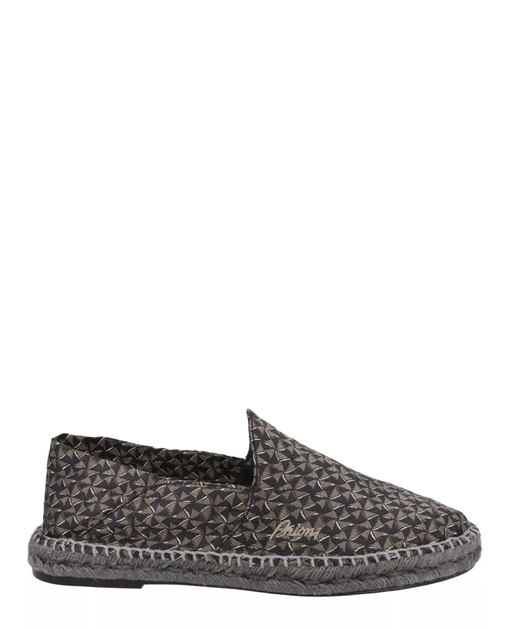 Brioni Mens Slip-On Patterned Espadrilles