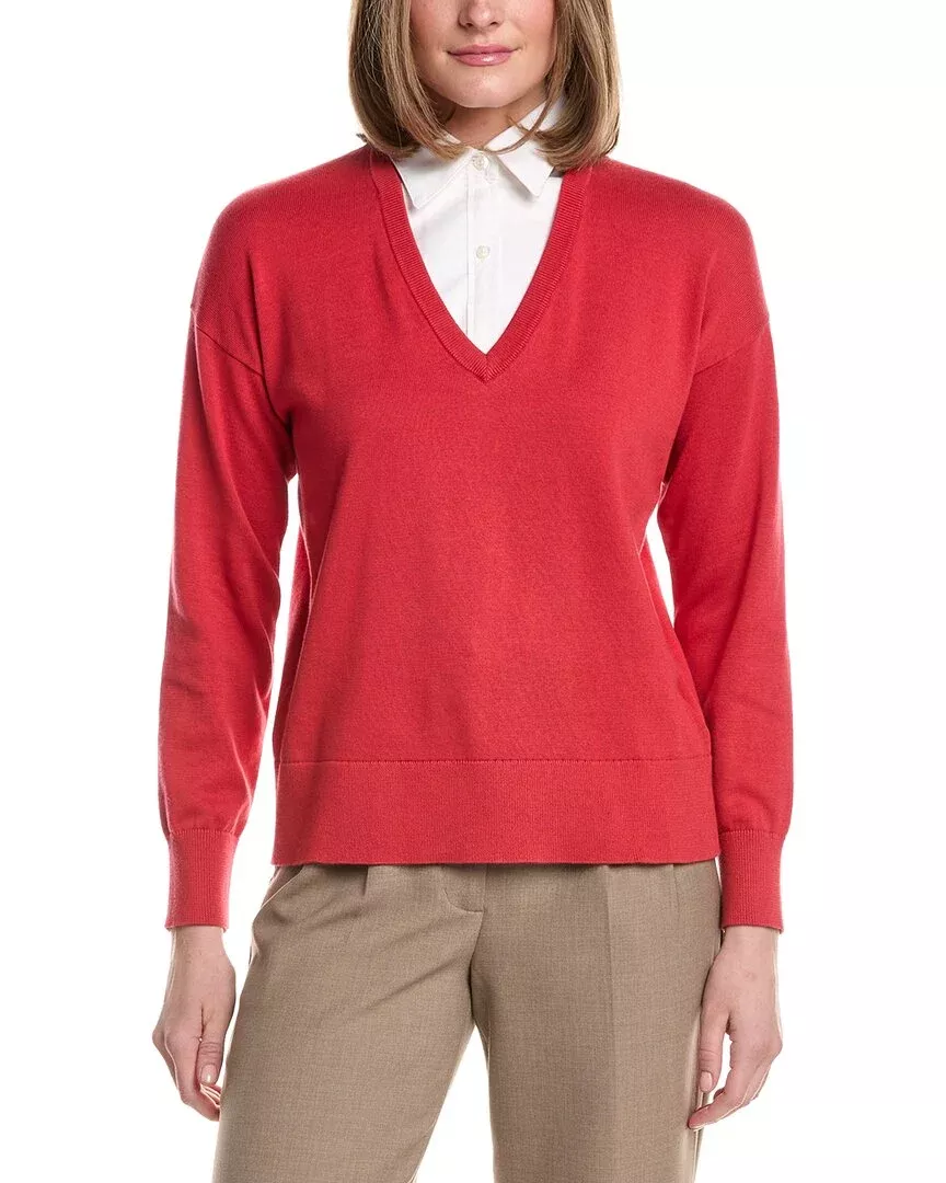 Brooks Brothers Removable Collar Sweater