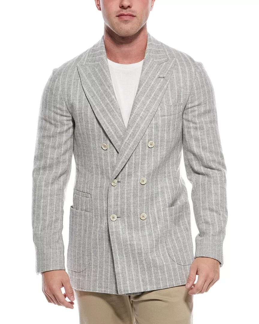 Brunello Cucinelli Alpaca & Wool-Blend Blazer