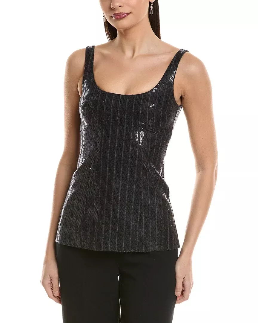 Brunello Cucinelli Sequin Wool Blouse