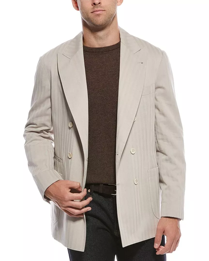 Brunello Cucinelli Silk-Blend Blazer