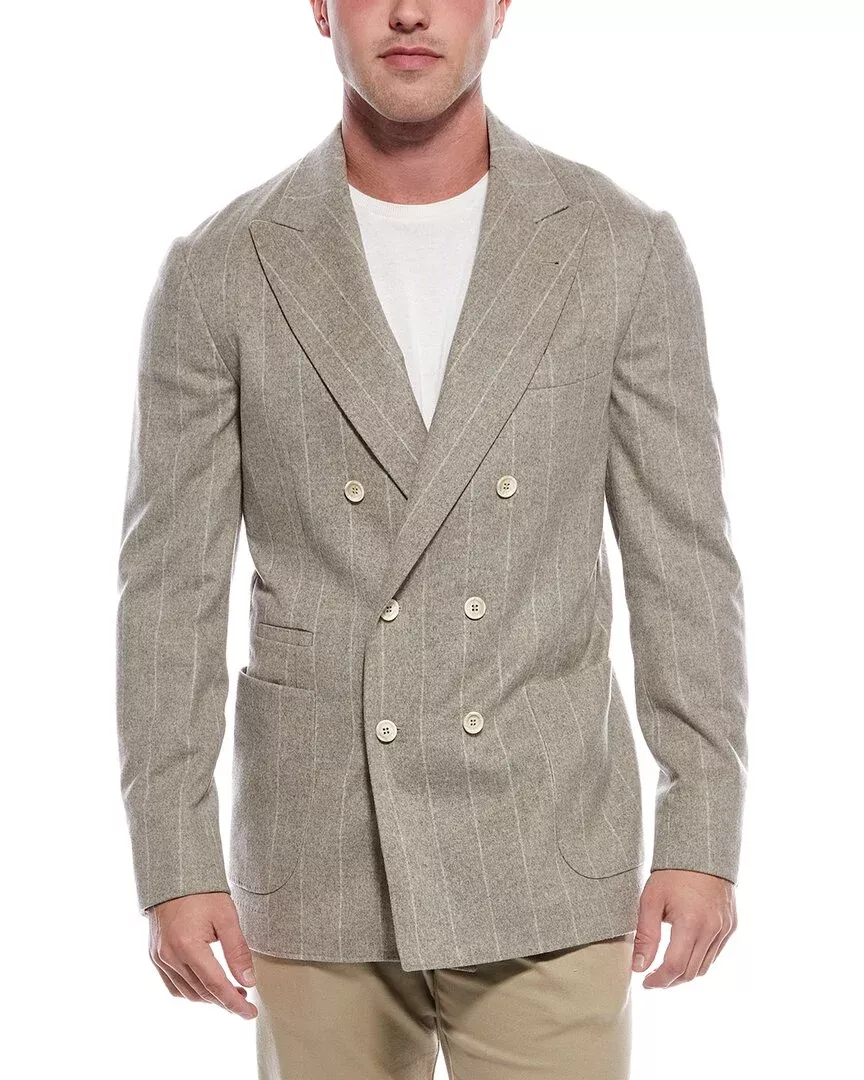 Brunello Cucinelli Wool & Cashmere-Blend Blazer