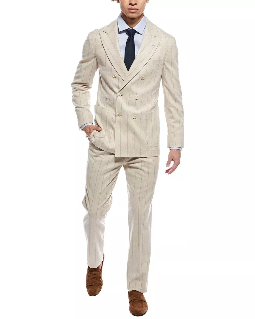 Brunello Cucinelli Wool & Cashmere-Blend Suit