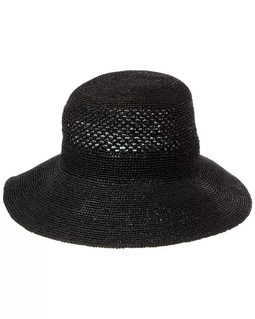 Bruno Magli Packable Floppy Crochet Hat