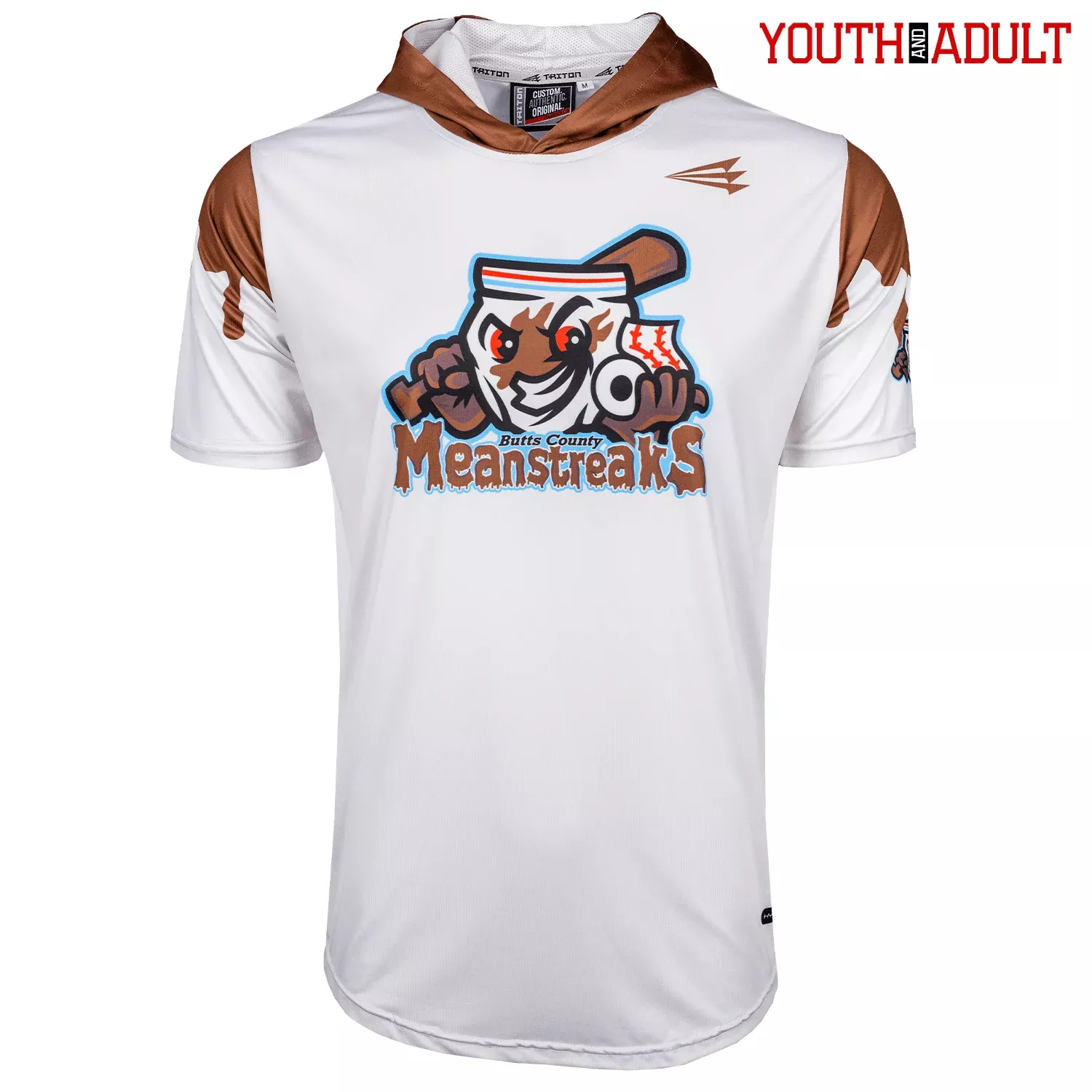 Butts County Meanstreaks Baseball HyperMAX Short Sleeve Hoodie