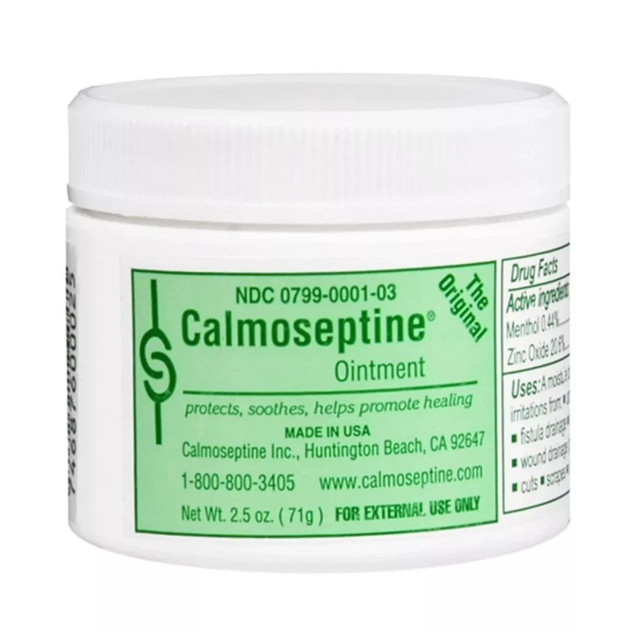 Calmoseptine Ointment - 2.5 Oz Jar